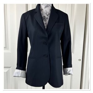 THEORY "Rory Taylor" Black Wool Blazer NWOT